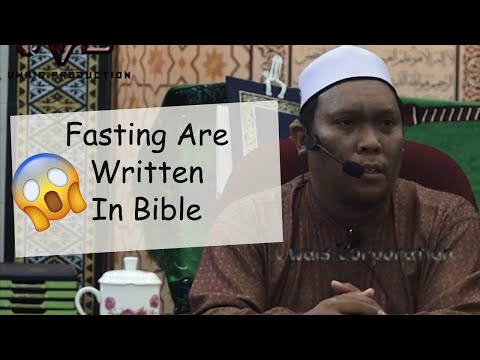Puasa Kita Ada Dalam Kitab Injil | Ustaz Auni Mohamed