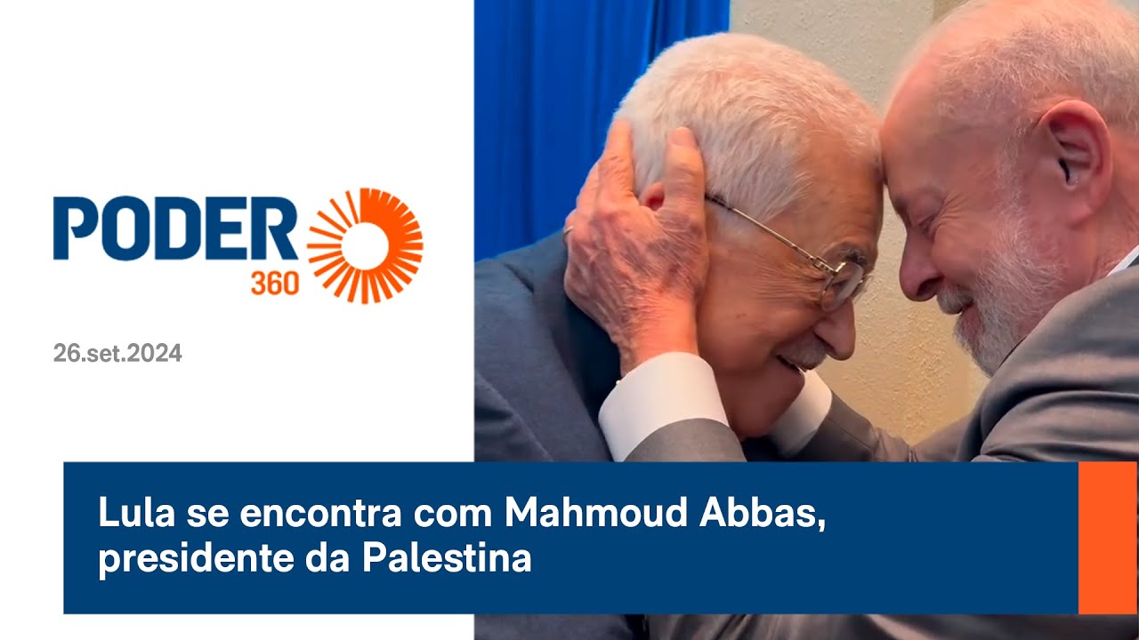 Lula se encontra com Mahmoud Abbas, presidente da Palestina