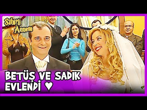 Betüş ve Sadık Evlendi ♥ - Sihirli Annem 1.Bölüm