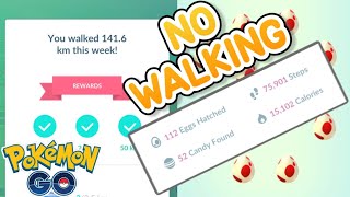 How to hatch Eggs without walking in Pokemon GO - SAFE METHOD