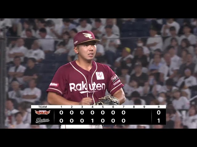 [Final de la 7.ª] ¡Primera victoria/partido ganado profesional! Katsutoshi Tai de Los Eagles, demostró su pasión al lanzar para cambiar el rumbo del partido! 30 de septiembre de 2025 Chiba Lotte Marines vs. Tohoku Rakuten Golden Eagles