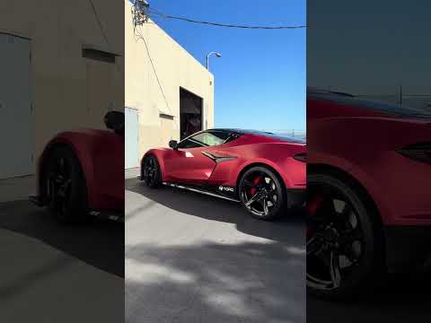 Corvette C8 Z06 with Racing Sport Concepts Aero Kit - MRR Forged F23 Wheels | Motorsports LA