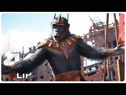 Noa Meets Proximus Caesar Scene | KINGDOM OF THE PLANET OF THE APES (NEW 2024) Movie CLIP 4K