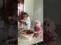 Hot Scene SinSin And SuBi Eat Cute Fruit Monkeylove Cutemonkey Familymoments Babymonkey