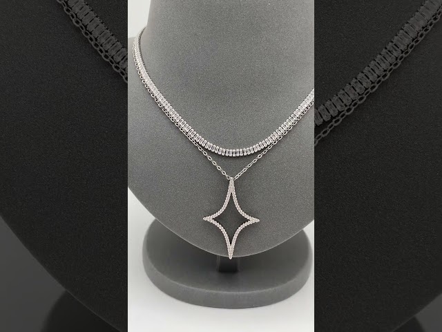 سلسال غويشه حجم كبير . ذهبي-فضي