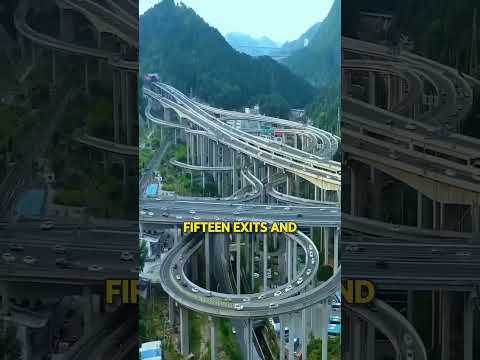 The Scariest Road Interchange in the World: China's Huangjuewan