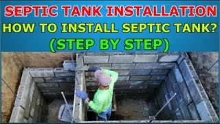 HOW TO MAKE SEPTIC TANK (from START to FINISH)| Installation