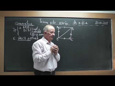1/2 1753 Clasa 7 Cazuri de congruenta triunghiuri Paralelogram Dreptunghi Patrat Tema la geometrie