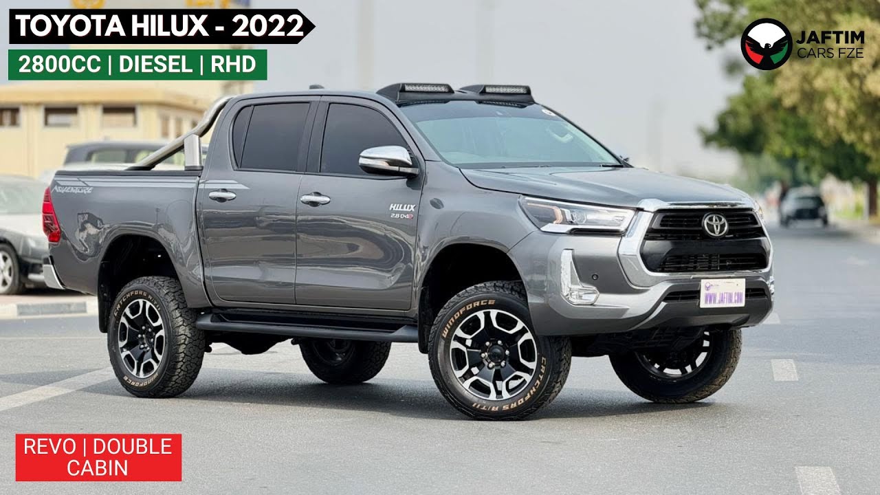 Toyota Hilux DOUBLE CABIN REVO | 2022 | 2.8L DIESEL ENGINE | RHD | AUTOMATIC TRANSMISSION | PUSH START | DIGITAL video