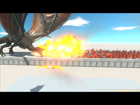 BRIDGE DRAGON vs ARMIES - Animal Revolt Battle Simulator
