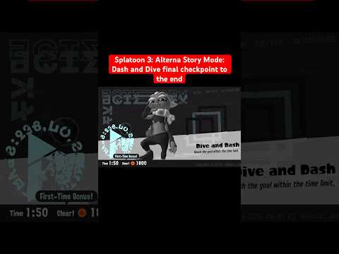 (Splatoon 3) Alterna Story Mode: Dive and Dash final checkpoint to the end