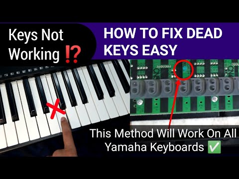 Yamaha Keyboard Keys Not Working || How To Fix Dead Keys || Easy Repair