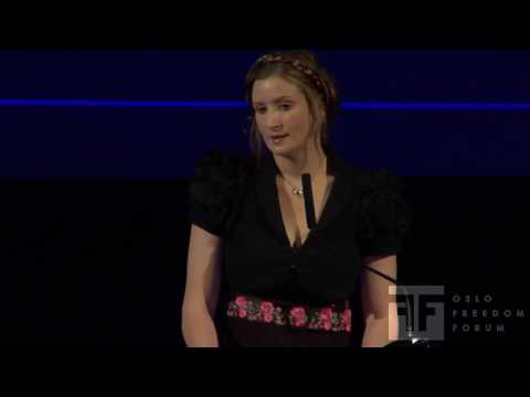 Birgitta Ohlsson Introducing Harry Wu at Oslo Freedom Forum 2009