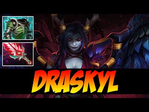 Draskyl Plays Queen of Pain WITH ASSAULT AND BLOODTHORN - Dota 2