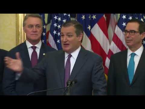 Sen. Cruz's Remarks at Senate GOP Tax Event - November 7, 2017