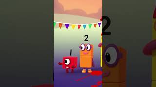 Matemática Colorida – Parte 7 🟢 Aprenda a contar de 1 a 5 | Numberblocks Português Brasil #shorts