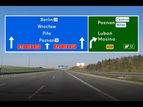 Autostrada + Droga Ekspresowa / Highway A2 + S5 - Obwodnica Poznania / Poznań Bypass