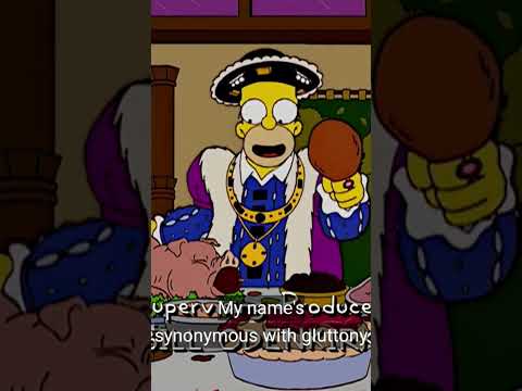 Homer Simpson as Henry VIII. | The Simpsons Short
