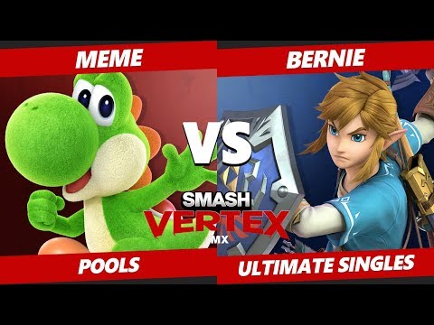 Smash Vertex Pools - CE | Meme (Yoshi) Vs. EBA | Bernie (Link) Smash Ultimate - SSBU