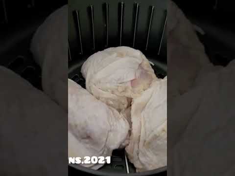 COMO ASSAR SOBRECOXA DE FRANGO NA AIRFRYER SUCULENTA E MACIA #receitas #frango #airfryer #donadecasa