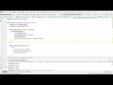 Java Tutorials 23 Step 07 Synchronized Blocks