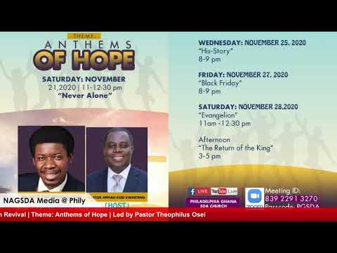NAGSDA Media @ Phily Youth Revival | Anthems of Hope