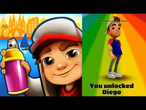 Subway Surfers World Tour 2017 - Barcelona - New Character Diego