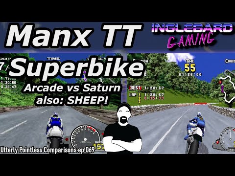 Manx TT Superbike arcade vs Sega Saturn | See how the Model 2 Original Compares to the Saturn Game