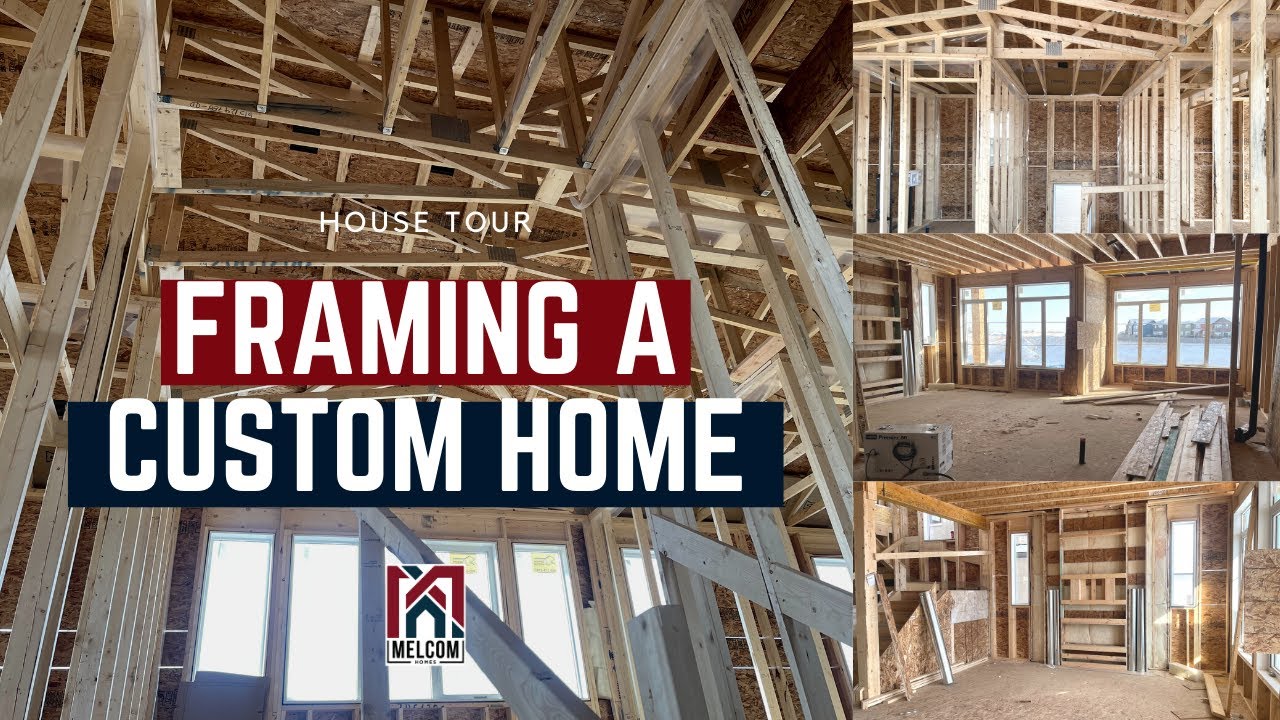We are building a custom home in Walden, Calgary + house framing process