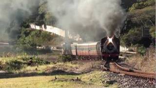 preview picture of video 'Umgeni Steam Railway SAR Class 3BR No 1486 - 26/06/2011'