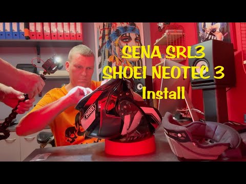 Sena SRL 3  Shoei Neotec 3 Installation