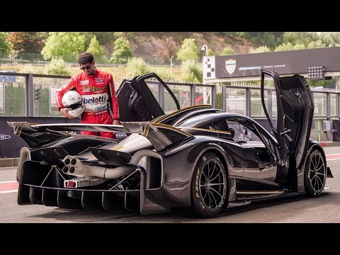 Pagani Huayra R: Crazy day at SPA-Francorchamps - Driven by Davide Cironi (SUBS)