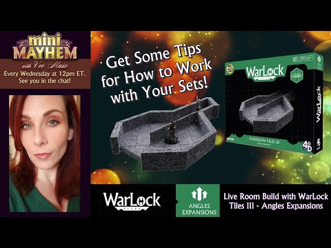 Live Room Build with WarLock Tiles III - Angles Expansions