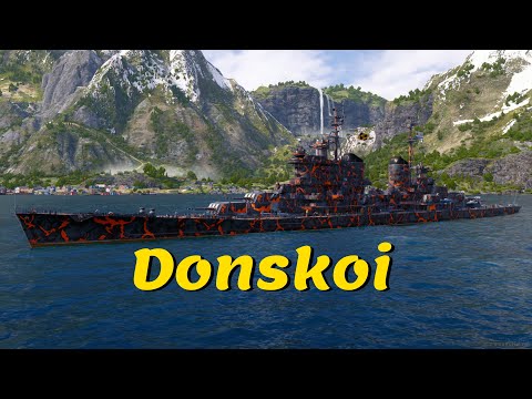 Meet The Donskoi! Tier 8 Russian Cruiser (World of Warships Legends)