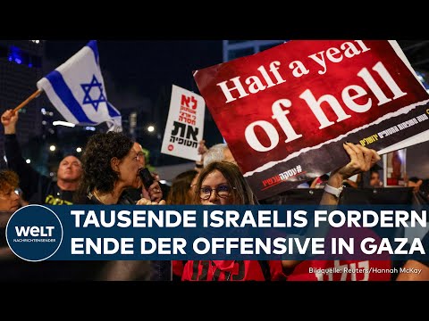 GAZA-KRIEG: Israelis wenden sich von Netanjahu ab – auch die USA suchen Nähe zu seinem Rivalen