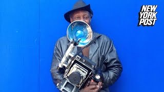 All thisold school photographer needs is one shoto capture the moment