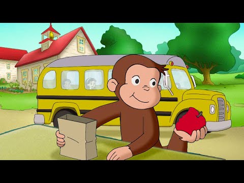 George Goes to Kindergarten 📚🚌 | Curious George Compilation | Adventure & Play