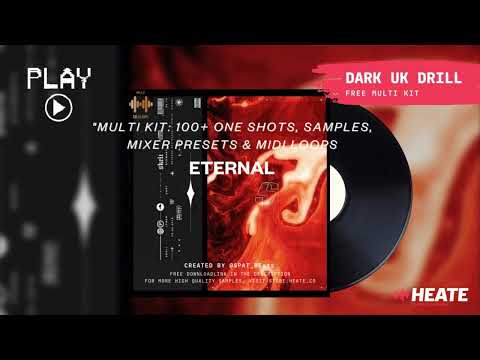 [FREE] UK Drill Multi Kit: (100+) Oneshots, Samples, Mixer Presets & MIDI Loops