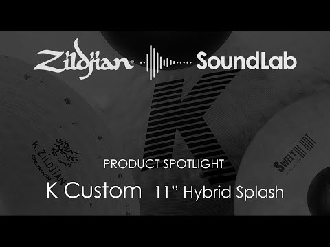 Zildjian K1211 11" K Custom Hybrid Splash Cymbal w/ Video Link image 7