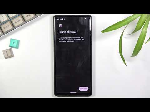 How to Delete All Data on GOOGLE Pixel 6 - Factory Reset | Format Google Pixel 6