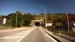 preview picture of video 'Bosnian road M-17 (04. Konjic town - Jablanica town)'