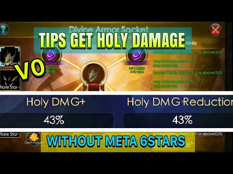 TIPS GET HOLY DAMAGE FROM DIVINE ARMOR!! LEGACY OF DISCORD
