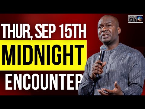 [THURSDAY, SEPT 15TH] MIDNIGHT SUPERNATURAL ENCOUNTER WITH THE WORD OF GOD | APOSTLE JOSHUA SELMAN