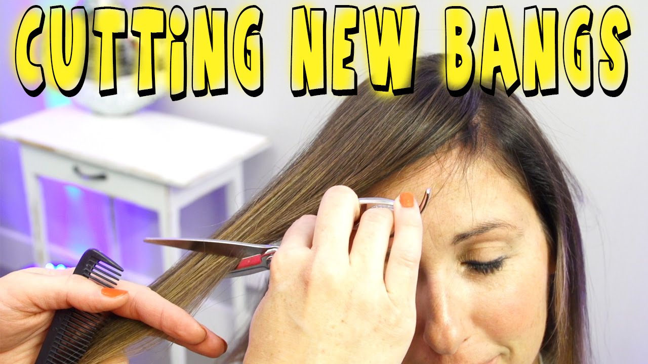 TUTORIAL ON CUTTING NEW BANGS