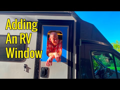 Not That Hard! Adding a New Double Pane Window to Our RV's Door