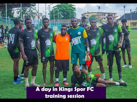 A day in the Kings Spor Football Club training session