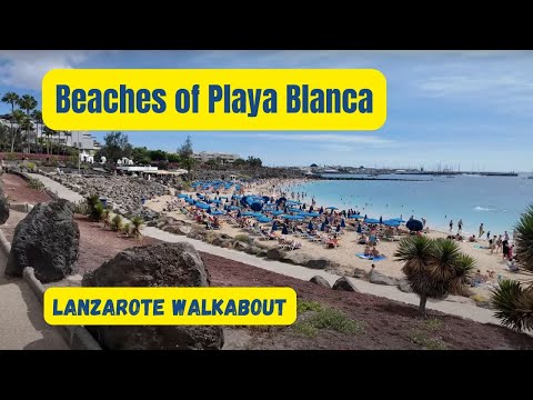 The Beaches of Playa Blanca (Playa Flamingo, Playa Dorada and The Town Beach.)