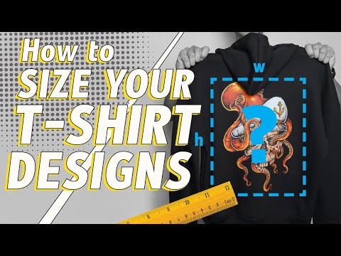 How to Size Your T-Shirt Designs For DTF Transfers