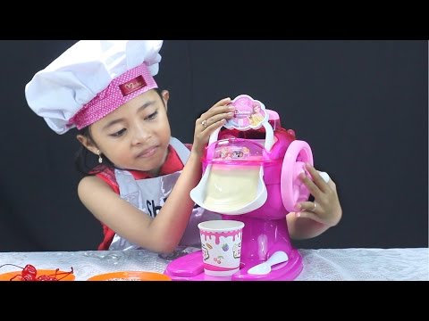 unboxing mainan anak ice cream maker - Make Your Own Ice Cream