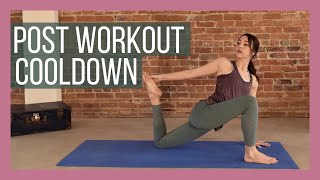 Post Workout Yoga Cooldown - Full Body Stretch &amp; Feel Good Yoga Flow